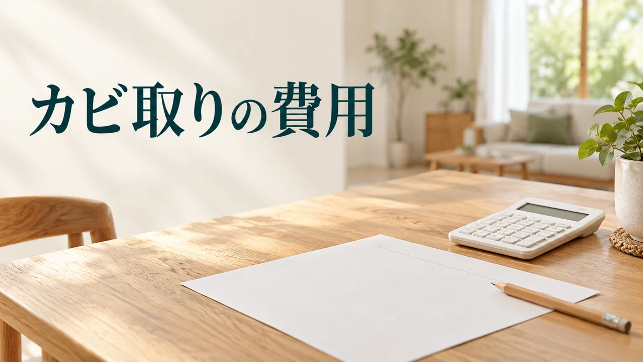 カビ取りの費用の説明用写真(AI生成)