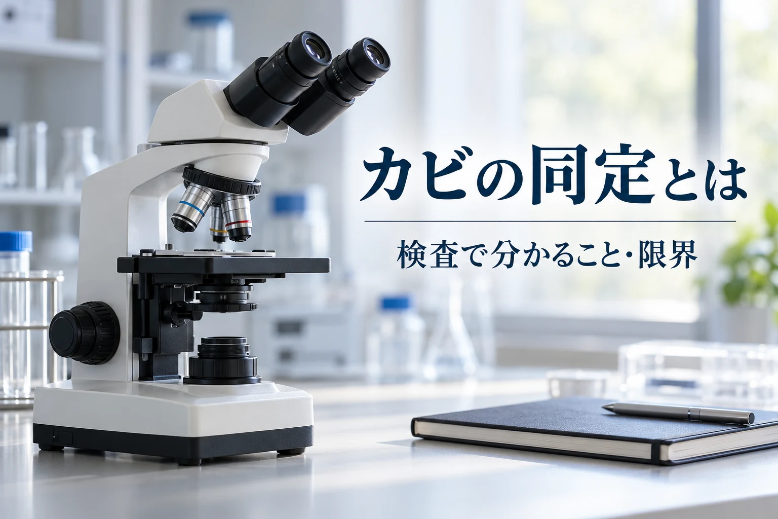 カビの同定とは|顕微鏡検査で分かることと報告書を読む前の確認