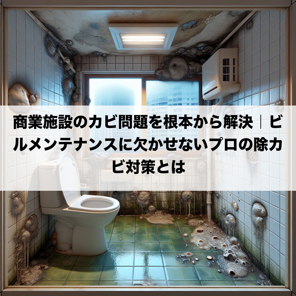 商業施設のカビ問題を根本から解決｜ビルメンテナンスに欠かせないプロの除カビ対策とは
