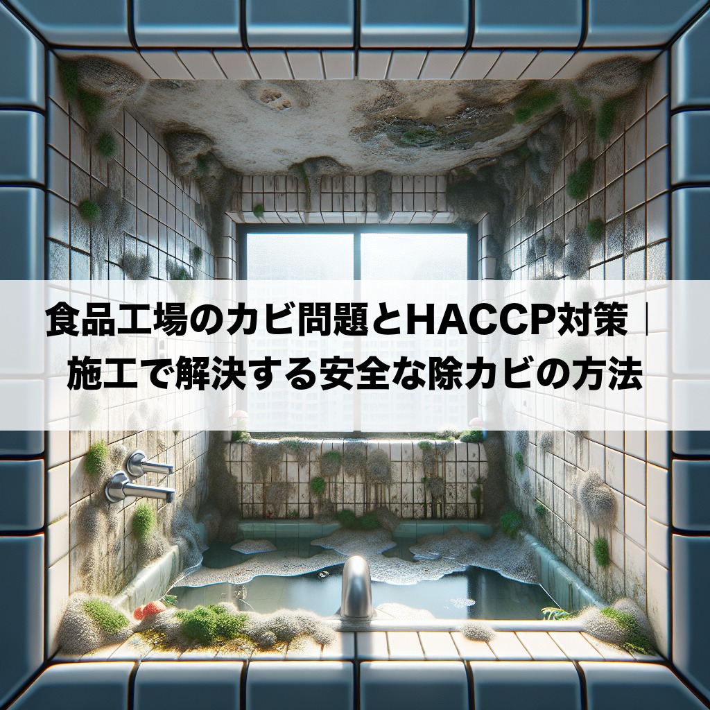 食品工場のカビ問題とHACCP対策|施工で解決する安全な除カビの方法