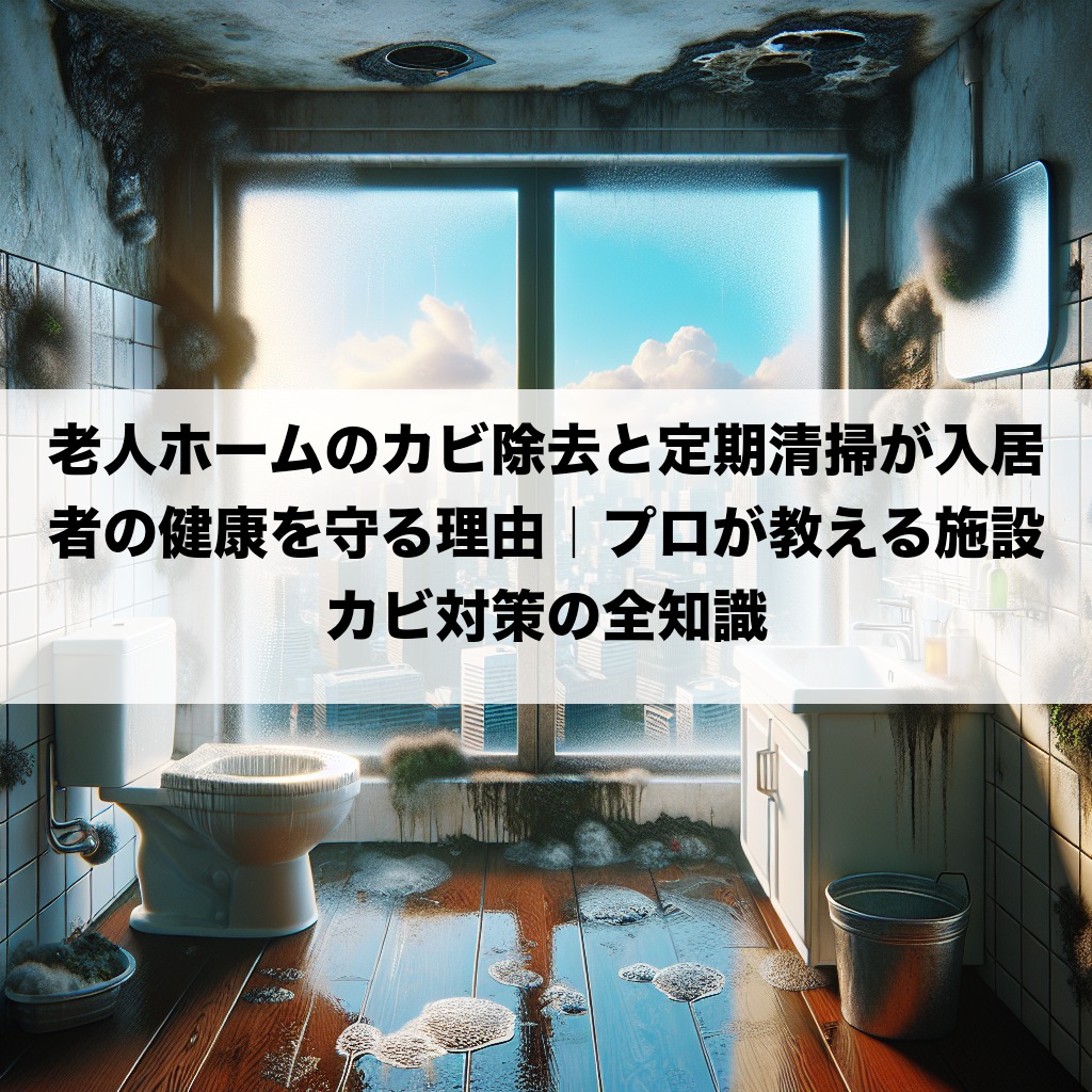 老人ホームのカビ除去と定期清掃が入居者の健康を守る理由|プロが教える施設カビ対策の全知識