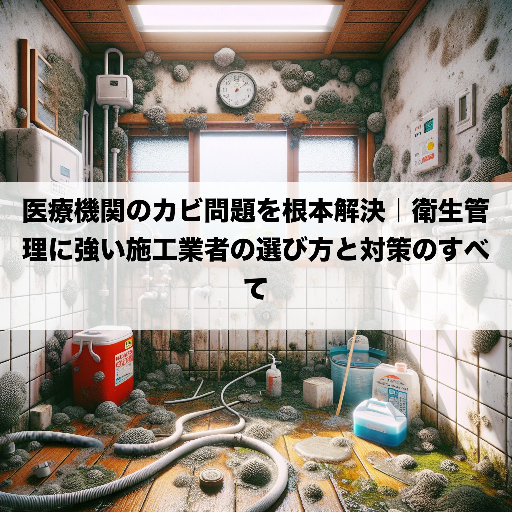 医療機関のカビ問題を根本解決｜衛生管理に強い施工業者の選び方と対策のすべて