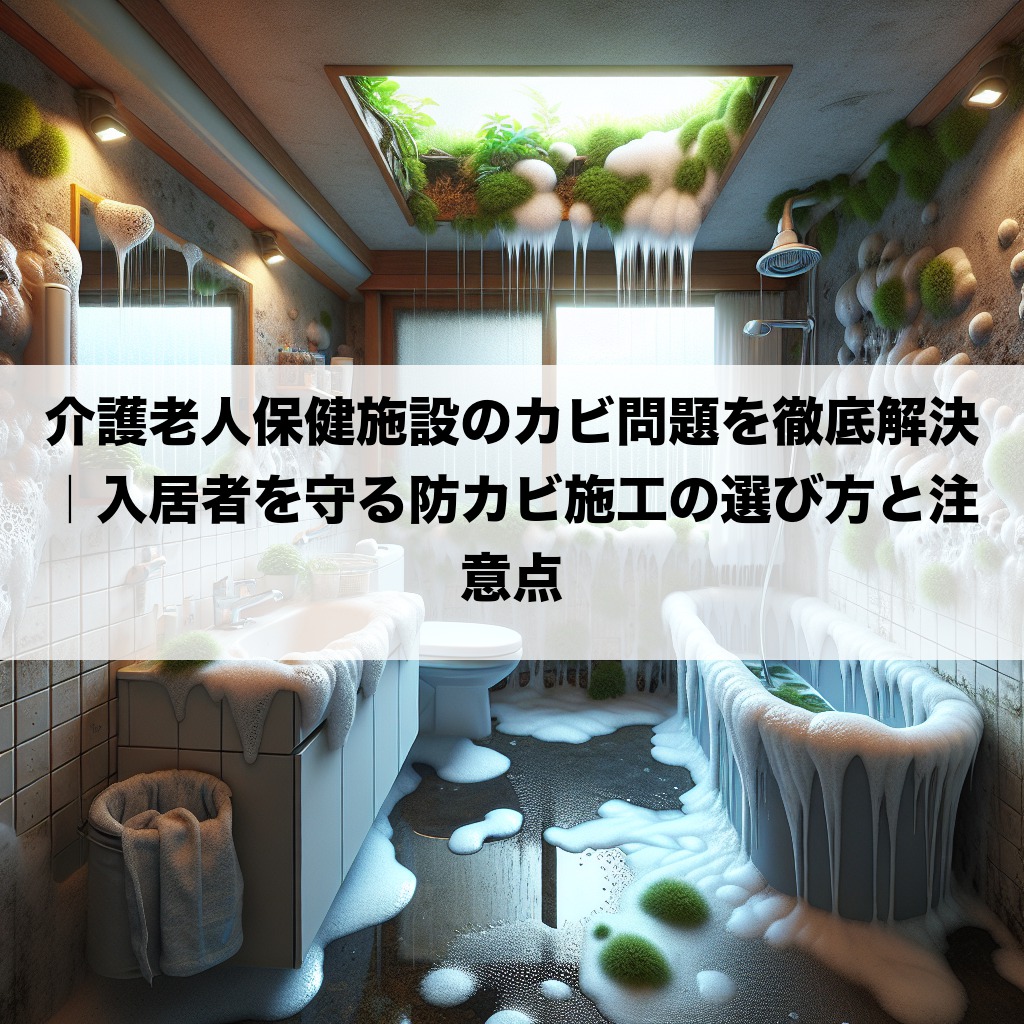 介護老人保健施設のカビ問題を徹底解決｜入居者を守る防カビ施工の選び方と注意点