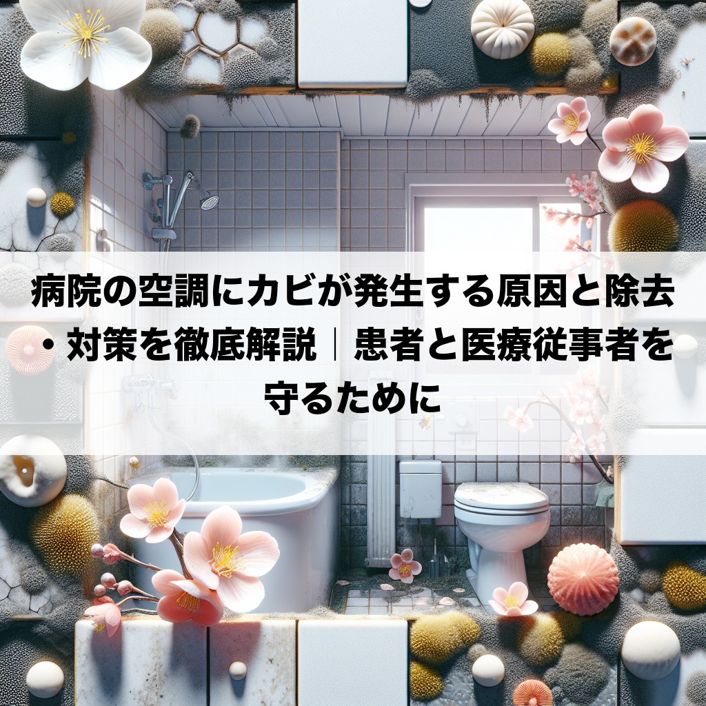 病院の空調にカビが発生する原因と除去・対策を徹底解説｜患者と医療従事者を守るために