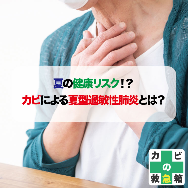 夏の健康リスク！？カビによる夏型過敏性肺炎とは？カビ取りはカビバスターズ