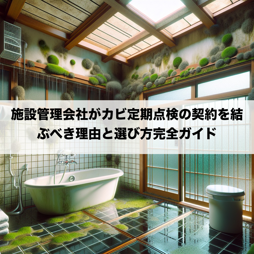 施設管理会社がカビ定期点検の契約を結ぶべき理由と選び方完全ガイド