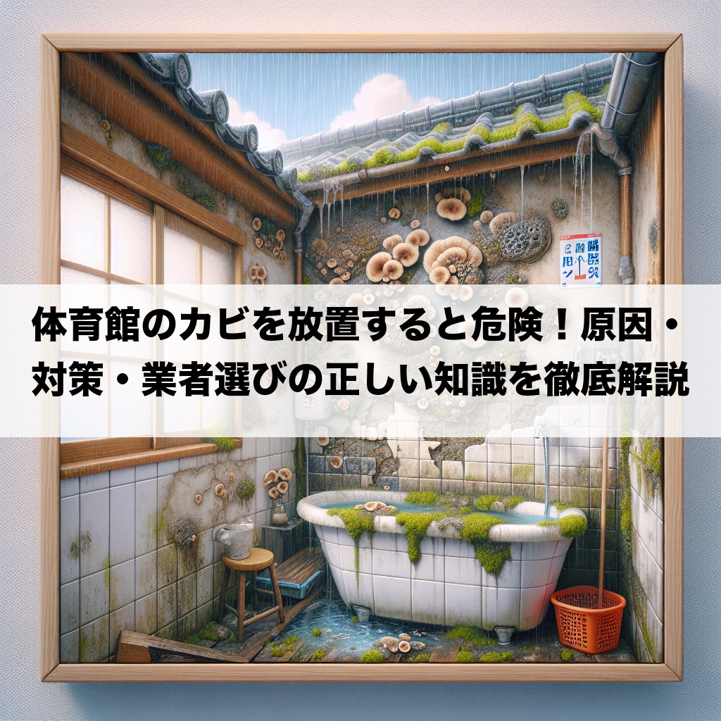 体育館のカビを放置すると危険！原因・対策・業者選びの正しい知識を徹底解説
