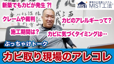 【ぶっちゃけトーク】カビ現場の実態【カビ取りのプロ】新築のカビ問題