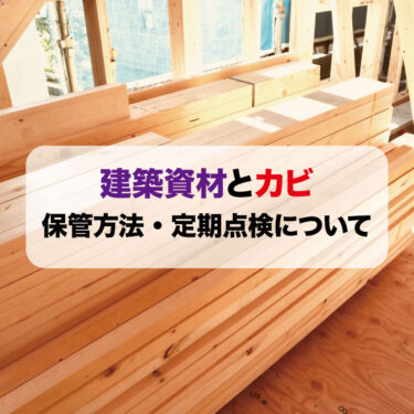 カビの予防は定期的なメンテナンスから！建築資材の適切な保管方法と定期点検の必要性