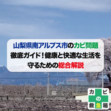 山梨県南アルプス市のカビ問題徹底ガイド！健康と快適な生活を守るための総合解説