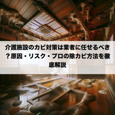 介護施設のカビ対策は業者に任せるべき？原因・リスク・プロの除カビ方法を徹底解説