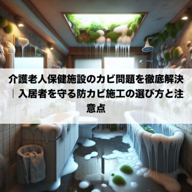 介護老人保健施設のカビ問題を徹底解決｜入居者を守る防カビ施工の選び方と注意点
