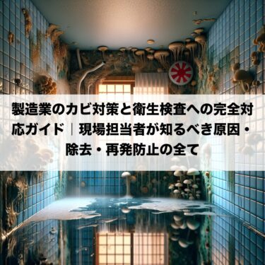 製造業のカビ対策と衛生検査への完全対応ガイド｜現場担当者が知るべき原因・除去・再発防止の全て