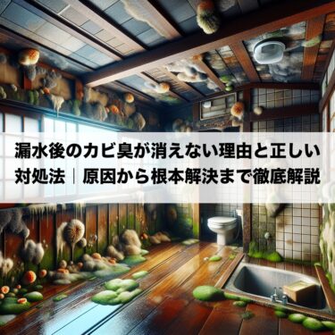 漏水後のカビ臭が消えない理由と正しい対処法｜原因から根本解決まで徹底解説